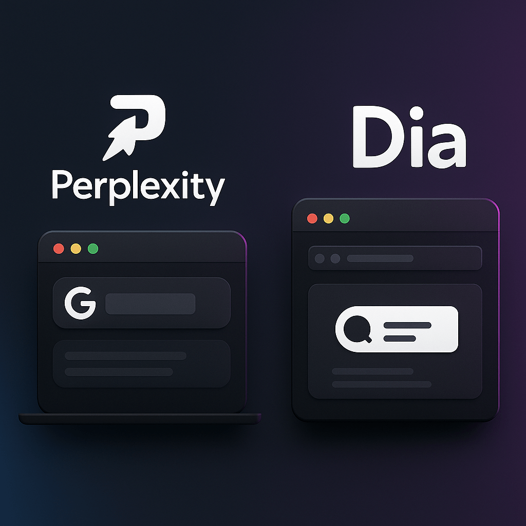 Perplexity vs Dia: Yapay Zeka Tarayıcılarında Yeni Dönem
